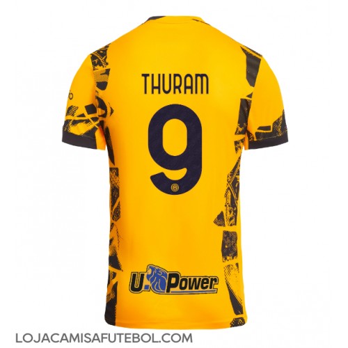 Camisa de Futebol Inter Milan Marcus Thuram #9 Equipamento Alternativo 2024-25 Manga Curta